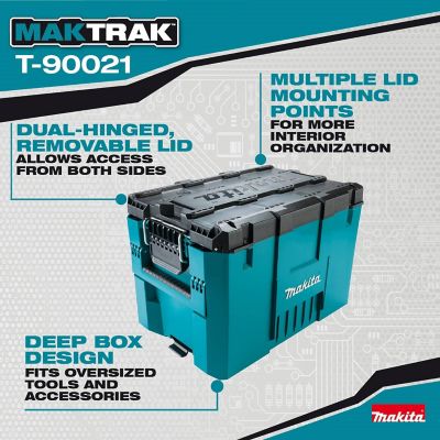 Image showing  22.25 in. x 15.52 in. x 15.82 in. MAKTRAK Extra Large Extension Tool Box