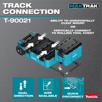 Image showing  22.25 in. x 15.52 in. x 15.82 in. MAKTRAK Extra Large Extension Tool Box
