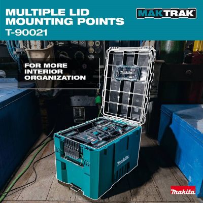 Image showing 5 th Makita 22.25 in. x 15.52 in. x 15.82 in. MAKTRAK Extra Large Extension Tool Box