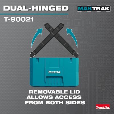 Image showing 6 th Makita 22.25 in. x 15.52 in. x 15.82 in. MAKTRAK Extra Large Extension Tool Box
