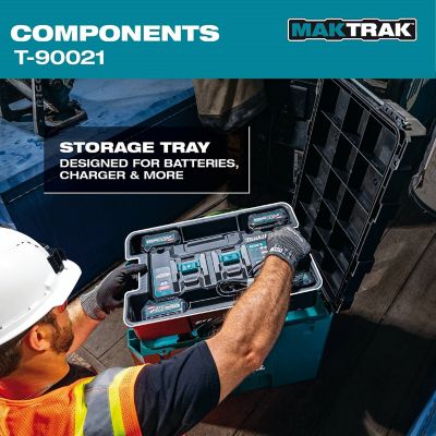 Image showing 7 th Makita 22.25 in. x 15.52 in. x 15.82 in. MAKTRAK Extra Large Extension Tool Box