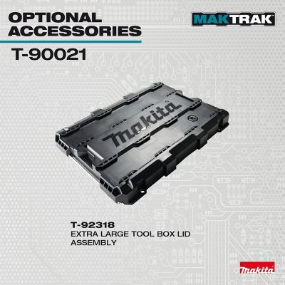 Image showing 8 th Makita 22.25 in. x 15.52 in. x 15.82 in. MAKTRAK Extra Large Extension Tool Box