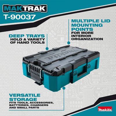 Image showing  22.11 in. x 15.22 in. x 6.32 in. MAKTRAK Medium Tool Box