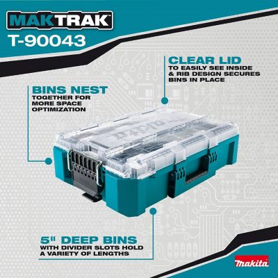 Image showing  MAKTRAK Deep Medium Bin Organizer