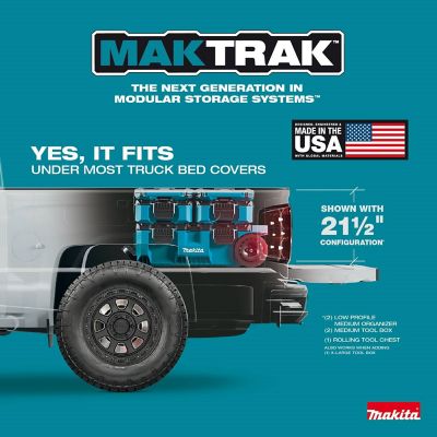 Image showing 8 th Makita MAKTRAK Deep Medium Bin Organizer