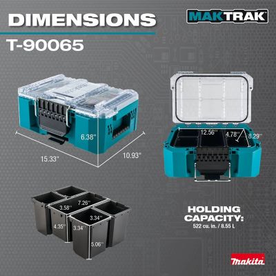 Image showing  MAKTRAK Deep Compact Bin Organizer