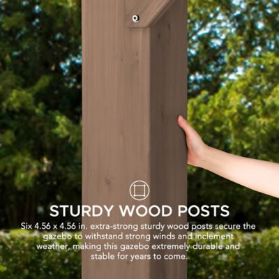 Image showing  11.8 x 19.7 ft. Outdoor Patio Steel Hardtop Gazebo