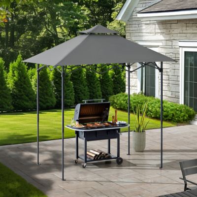 Image showing  5 ft. x 8 ft. Outdoor Pop up Grill Gazebo
