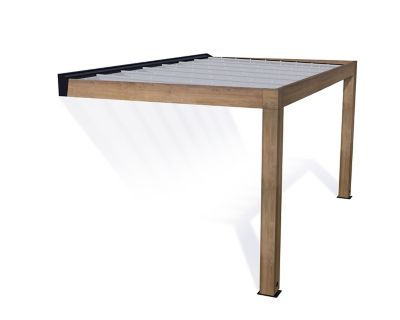 Image showing  Helsinki 10 x 15ft. Patio Cover, Brown/Light Gray