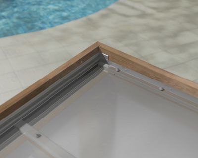 Image showing 6 th Canopia by Palram Helsinki 10 x 33ft. Patio Cover, Brown/Light Gray