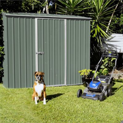 Image showing 1 th ABSCO 7 x 3ft. Space Saver Metal Storage Shed, Pale Eucalypt