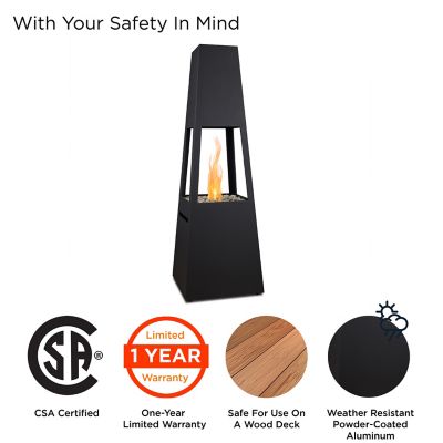 Image showing  Ferro Chiminea with Hidden Propane Tank