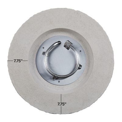 Image showing 6 th Real Flame Scottsdale 40 in. Round Propane Fire Pit Table