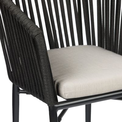 Image showing 6 th Real Flame Bodhi Outdoor Chair Set with Sunbrella Cushions