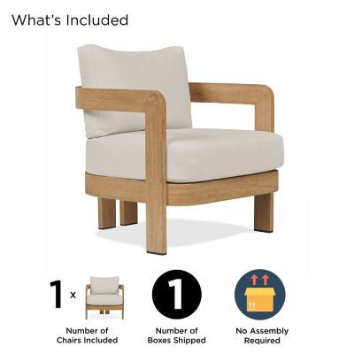 Image showing  Arlo Outdoor Chair with Sunbrella Cushions