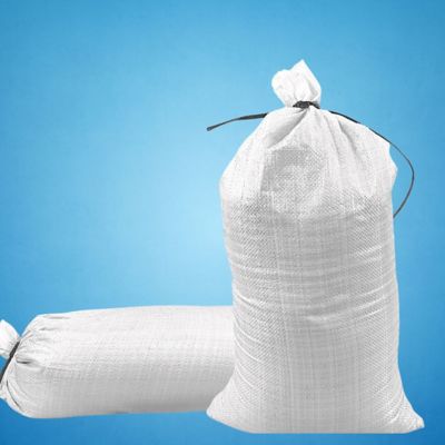 Image showing  Sand Bags with Tie Strings, Heavy Duty, 15 in. x 27 in., White, 25-Pack