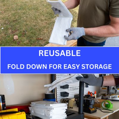 Image showing 6 th DuraSack 40 gal. Woven Contractor Clean-Up Bags, Heavy Duty, 30 in. x 45 in., 16 ct.