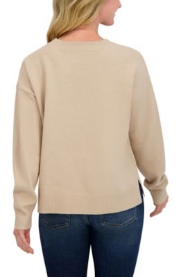 Image showing  Women's Long Sleeve Horseshoe Crew Sweatshirt