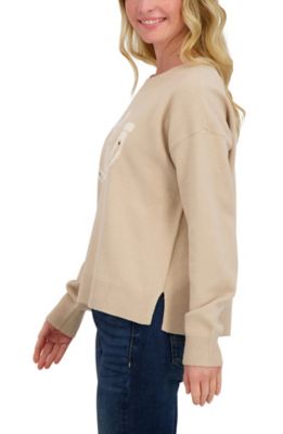 Image showing  Women's Long Sleeve Horseshoe Crew Sweatshirt