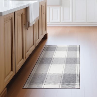 Image showing 1 th My Magic Carpet Buffalo Plaid Washable Rug