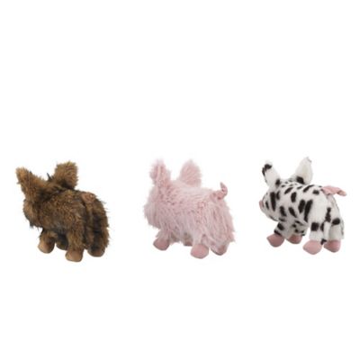 Image showing  Pig Plush Dog Toy, Assorted