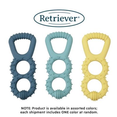 Image showing  Double Loop Rubber Tug Dog Toy, Assorted