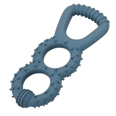 Image showing  Double Loop Rubber Tug Dog Toy, Assorted