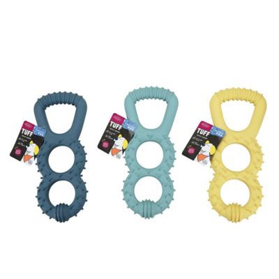 Image showing  Double Loop Rubber Tug Dog Toy, Assorted