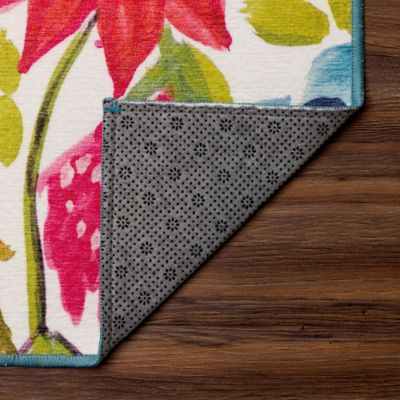 Image showing  Floral Bloom Washable Rug