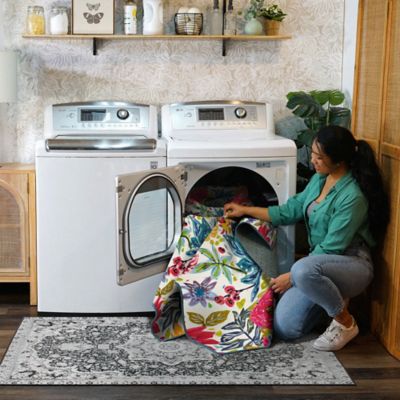 Image showing  Floral Bloom Washable Rug