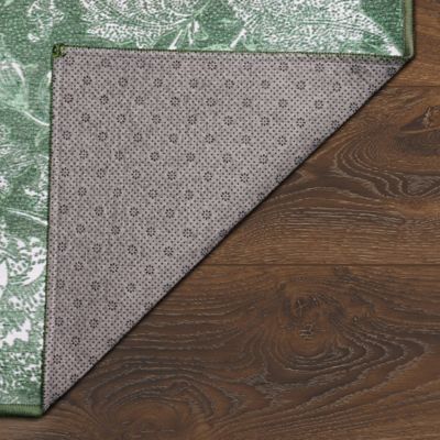 Image showing  Kalini Floral Washable Rug