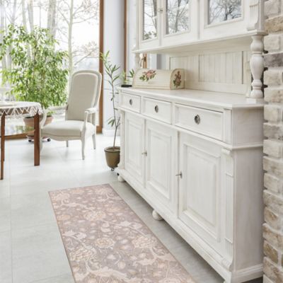 Image showing  Kalini Floral Washable Rug
