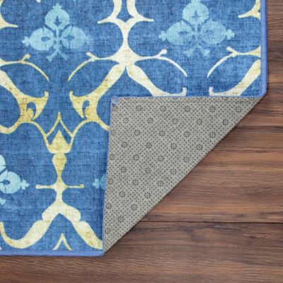 Image showing  Leilani Damask Washable Rug