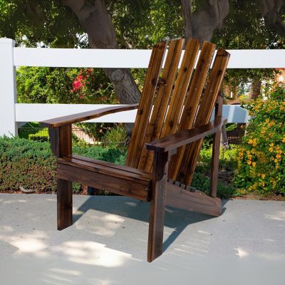 Image showing  Mission Rustic Grain Wood Adirondack Chair