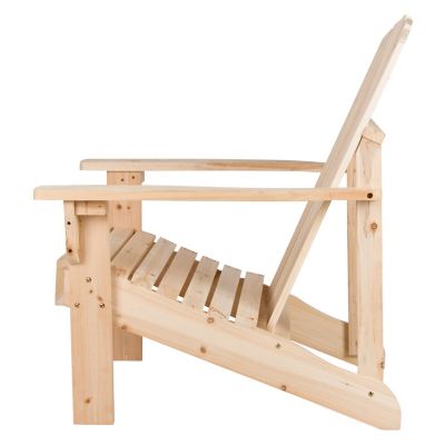 Image showing  Mission Rustic Grain Wood Adirondack Chair