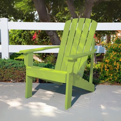 Image showing  Mission Rustic Grain Wood Adirondack Chair