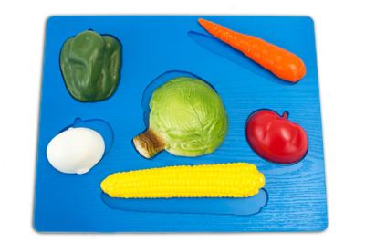 LAP Food Shape Learning Stacker Toy with 3D Realistic Vegetables for Kids Age 2+