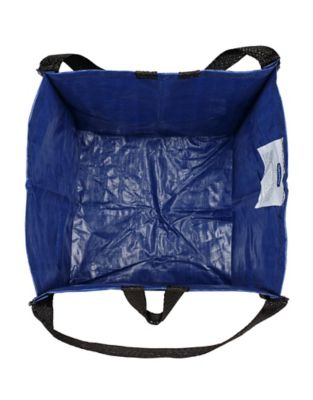 Image showing  Home and Yard Bag, Heavy Duty, 20 in. L x 20 in. W x 28 in. H, Blue