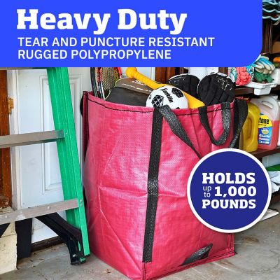 Image showing 5 th DuraSack Home and Yard Bag, Heavy Duty, 20 in. L x 20 in. W x 28 in. H, Red