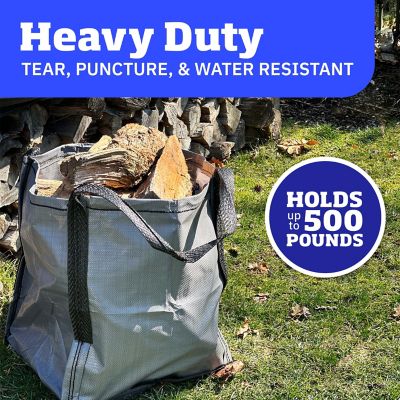 Image showing  Home and Yard Tote, Heavy Duty, 16 in. L x 16 in. W x 20 in. H, Gray