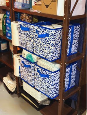 Image showing  All-Purpose Collapsible Tote Bag CB-FLORAL