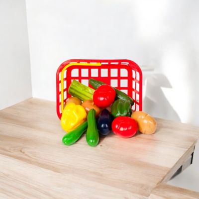 Image showing  12 pc. Vegetable Basket for Toddlers/Kids 2 Years and Older