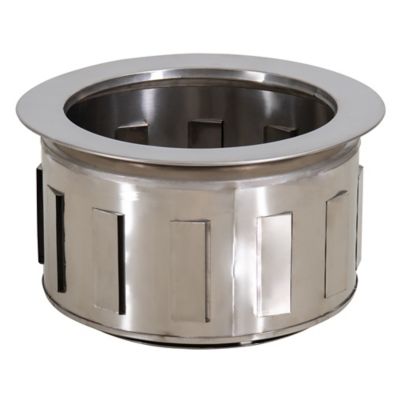 Image showing 8 th Sunjoy Outdoor 27.87 in. Wood-Burning Stainless Steel Fire Pit, Circular Geometric Design