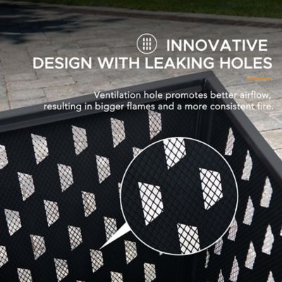 Image showing 5 th Sunjoy Outdoor 18.11 in. Wood-Burning Steel Fire Pit