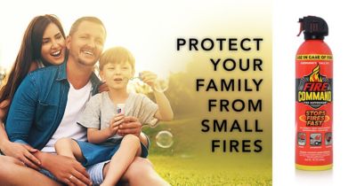 Image showing  Fire Suppressant Aerosol, 16 oz., 2 pc.