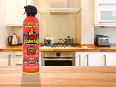 Image showing 8 th Fire Command Fire Suppressant Aerosol, 16 oz., 2 pc.