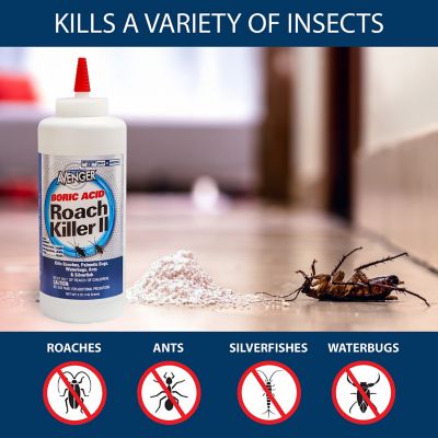 Image showing 5 th Avenger Roach Killer II Boric Acid Powder, 16 oz., 2-Pack