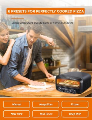 Image showing  Indoor Electric Pizza Oven, 1800W Countertop Oven with 0.7 cu. ft. Capacity