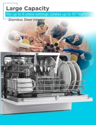 Image showing  Counter Dishwasher with 6 Wash Programs, 6-Place Setting Capacity