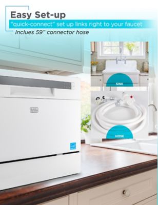 Image showing  Counter Dishwasher with 6 Wash Programs, 6-Place Setting Capacity